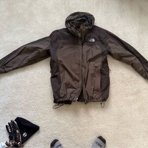 The North Face Two-Tone Brown Hooded Jacket